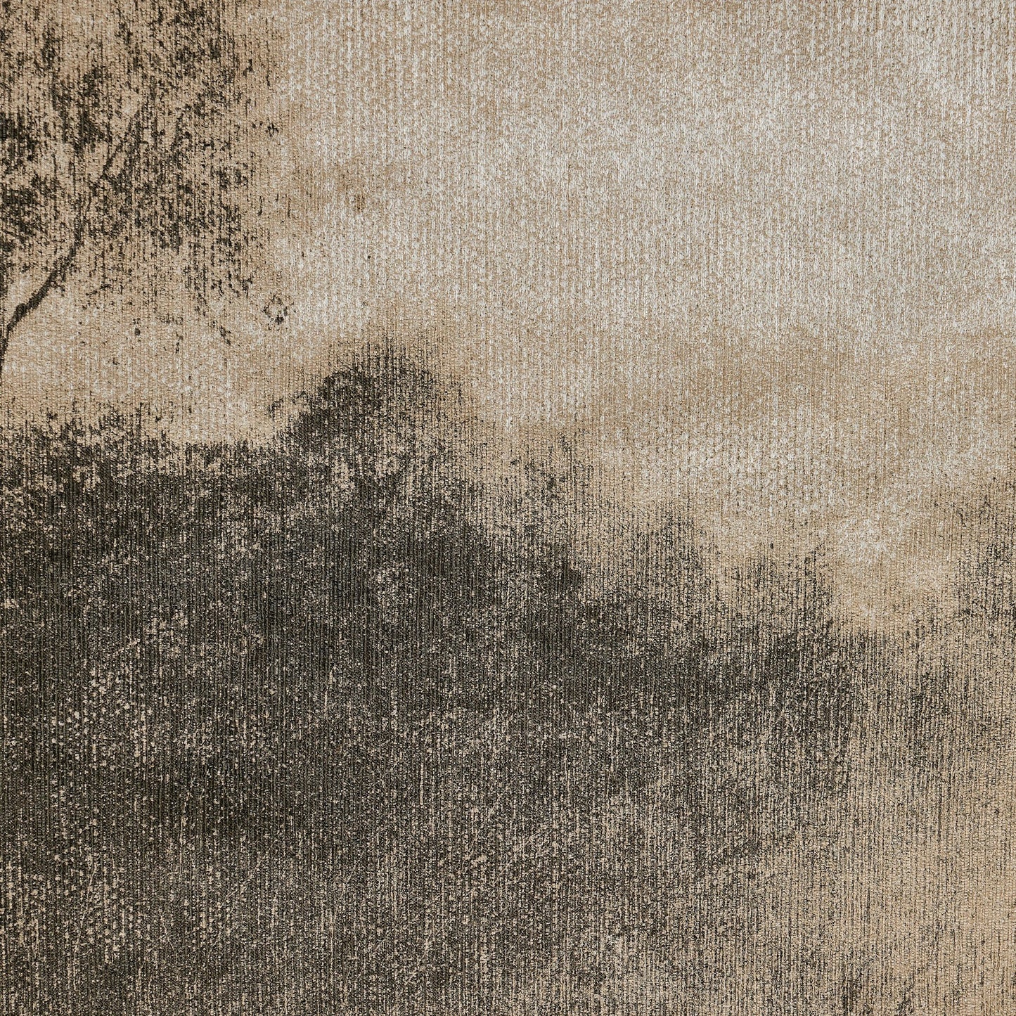 011 SI-2158198 | Closeup | Hillside Haze by Aileen Fitzgerald by Four Hands. Made from 77% polyester, 23% cotton in a modern style.