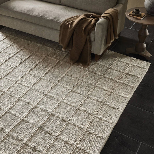 Grid Jute Rug by Four Hands. Made from 100% jute in a unique style.