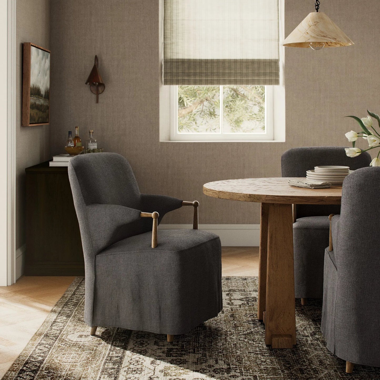 051 SI-2449373 | Lifestyle | Brently Dining Chair by Four Hands. Made from unique in a unique style.