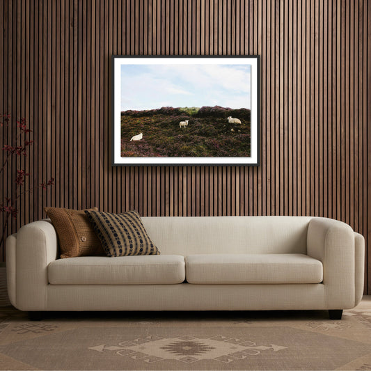 Sheep in Heather by Wesley and Emma Teague by Four Hands. Made from unique in a modern style.