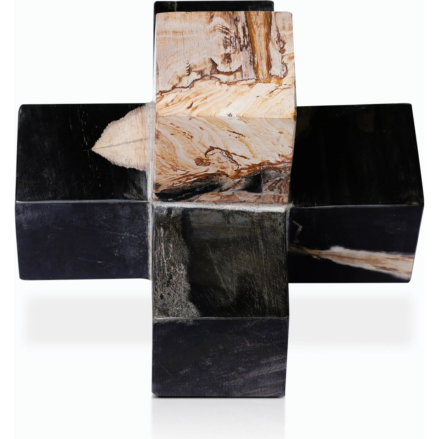 019 SI-2158382 | Closeup | Petrified Wood Jack by Four Hands. Made from petrified wood in a modern style.