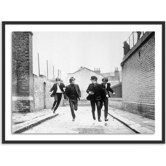 001 SI-2094039 | Primary Silo | The Beatles Running in a Hard Day's Night by Getty Images by Four Hands. Made from acrylic glazing in a modern style.