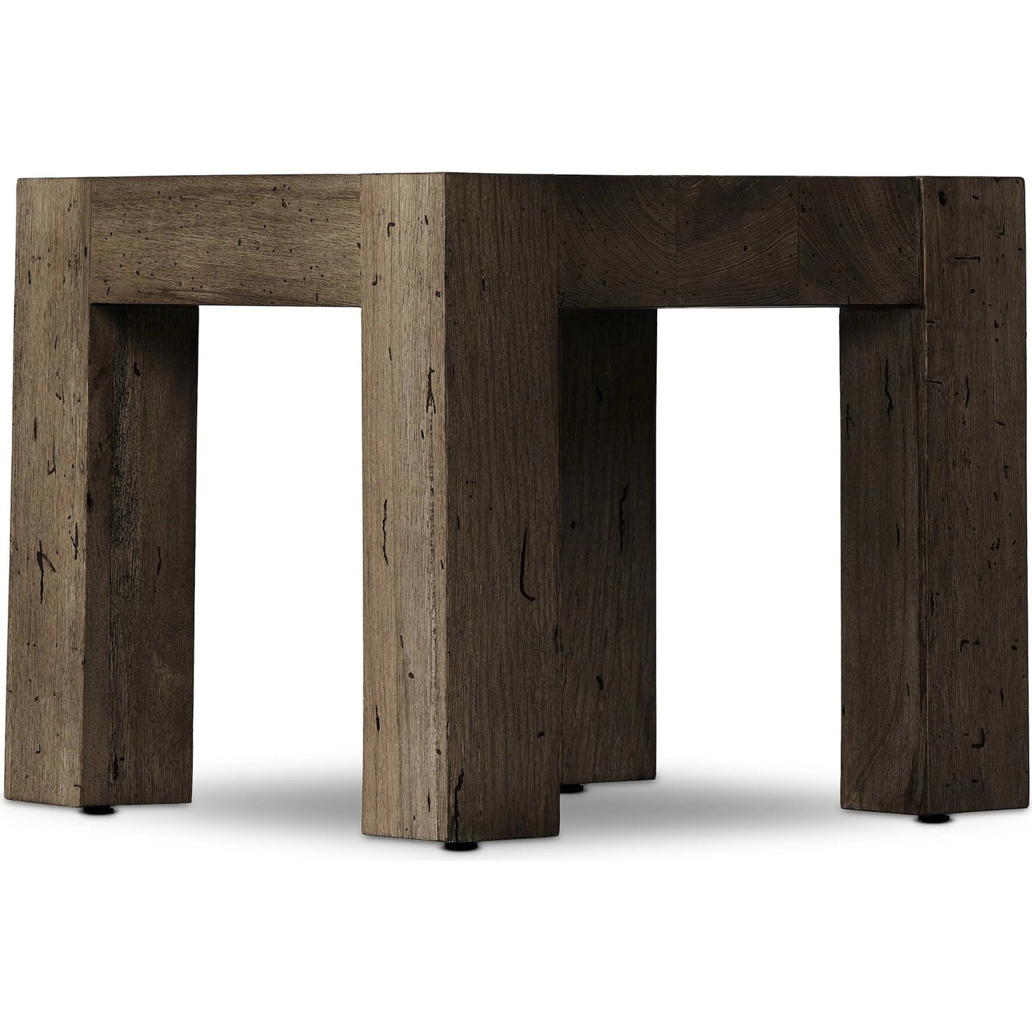 008 SI-2257155 | Additional Silo | Abaso End Table by Four Hands. Made from thick oak veneer, engineered hardwood in a rustic style.