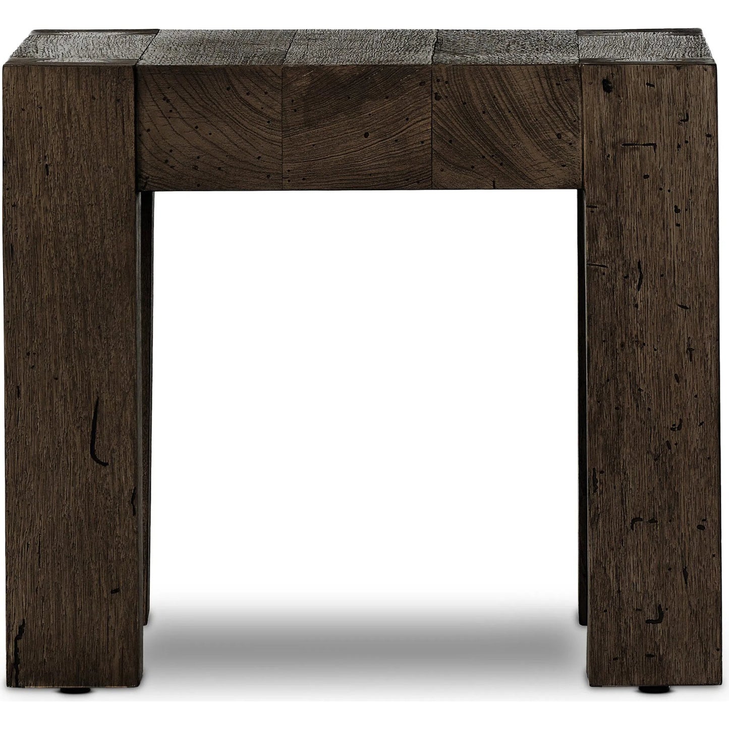 006 SI-2257155 | Additional Silo | Abaso End Table by Four Hands. Made from thick oak veneer, engineered hardwood in a rustic style.