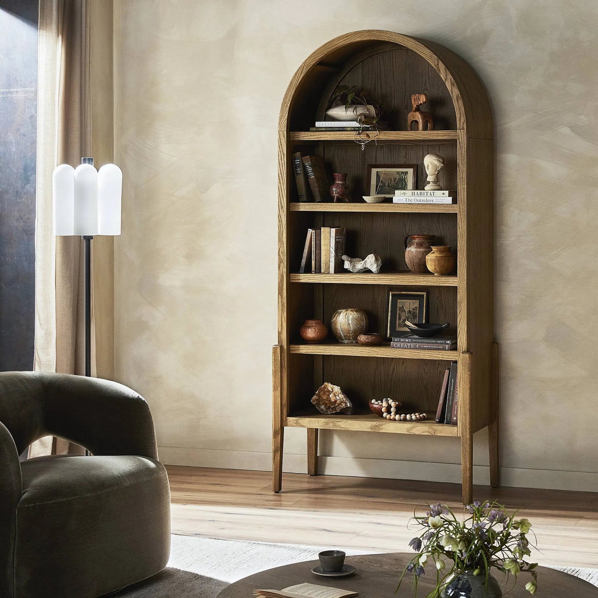 Tolle Bookcase by Four Hands. Made from unique in a transitional style.