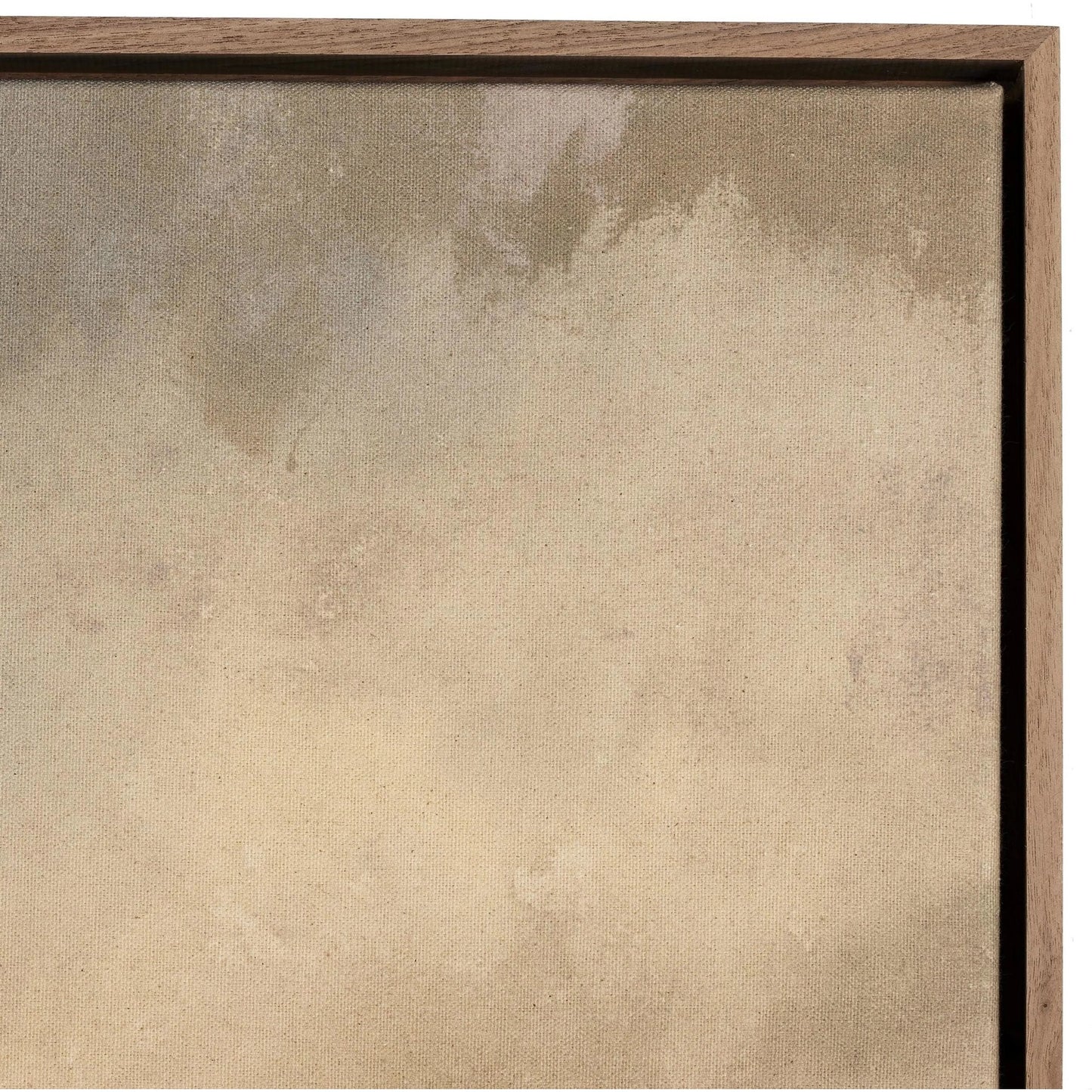 007 SI-2191604 | Closeup | You Said I Am The Sea by Aileen Fitzgerald by Four Hands in rustic walnut floater, fredrix 558 raw canvas. Made from rustic walnut, raw canvas, gallery bracer in a modern style.