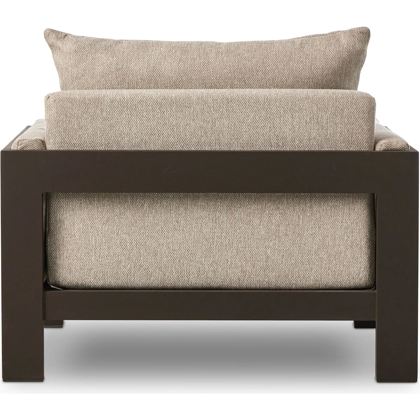 004 SI-2320014 | Additional Silo | Chapman Outdoor Metal Chair by Four Hands in concha fog, bronze. Made from 100% olefin, aluminum in a transitional style.