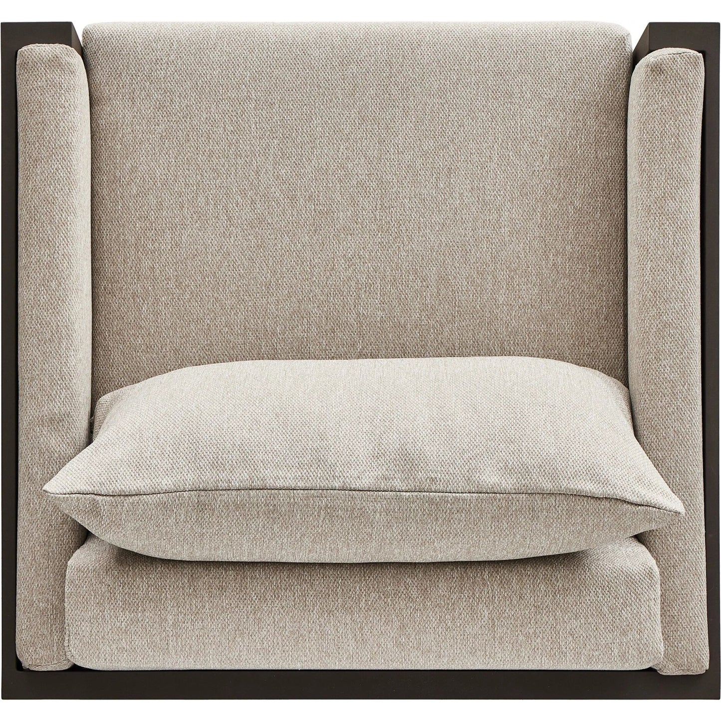 005 SI-2320014 | Additional Silo | Chapman Outdoor Metal Chair by Four Hands in concha fog, bronze. Made from 100% olefin, aluminum in a transitional style.
