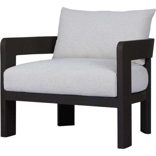 019 SI-2257158 | Primary Silo | Jackson Outdoor Metal Chair by Four Hands in alessi linen, bronze. Made from 100% polypropylene, aluminum, 91% polyurethane foam pad, 9% polyester fiber batting in a modern style.