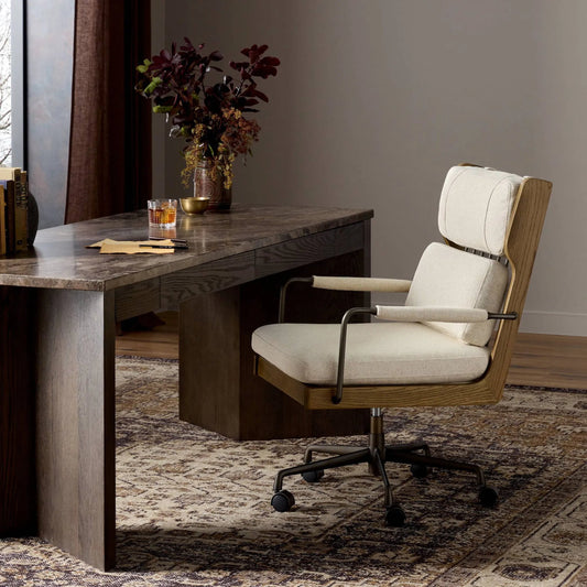 Ludvig Desk Chair by Four Hands. Made from unique in a traditional style.
