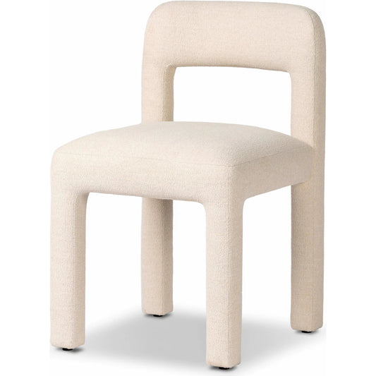 Rodin Dining Chair by Four Hands in crypton wayfarer snow. Made from 100% polyester in a transitional style.