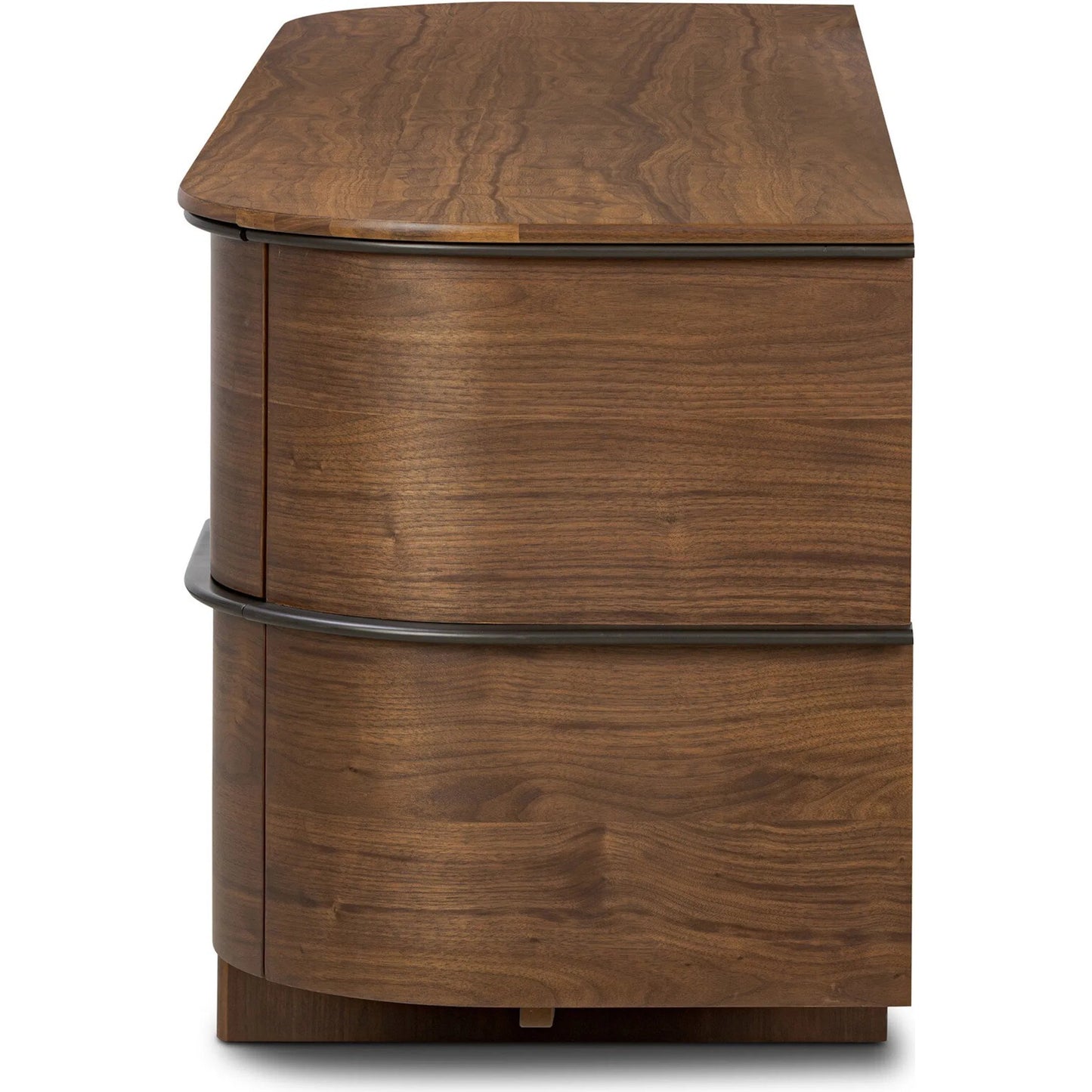 002 SI-2446652 | Additional Silo | Theo 6 Drawer Dresser by Four Hands in dark brown walnut, dark brown walnut veneer. Made from solid walnut, walnut veneer in a unique style.