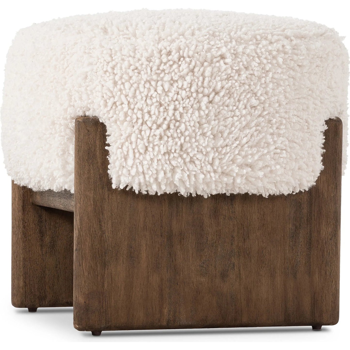 018 SI-2449399 | Closeup | Kirby Accent Stool by Four Hands. Made from unique in a unique style.
