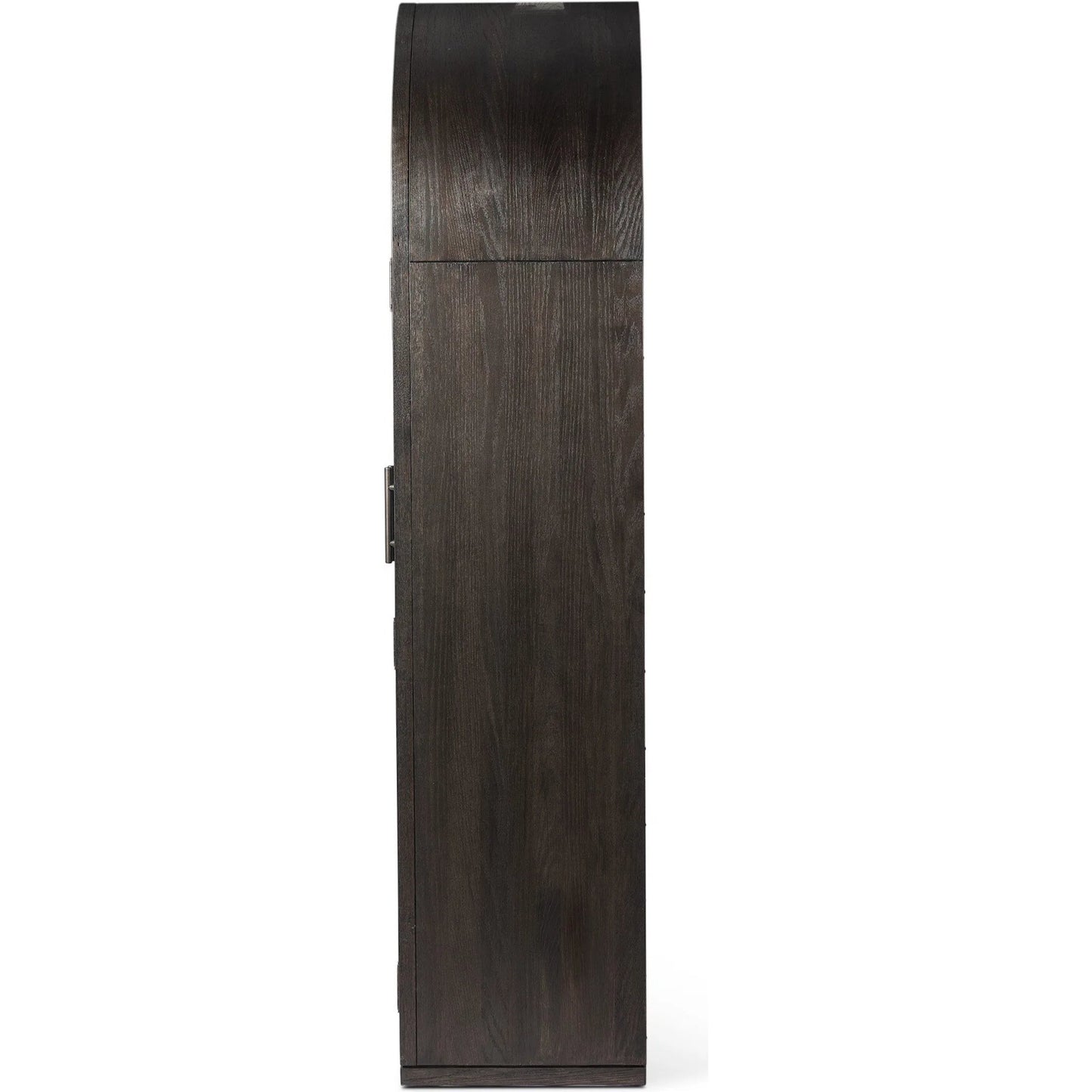 002 SI-2327560 | Additional Silo | Hepburn Cabinet by Four Hands in dark anthracite oak veneer, waxed black. Made from oak veneer, solid oak, iron in a unique style.