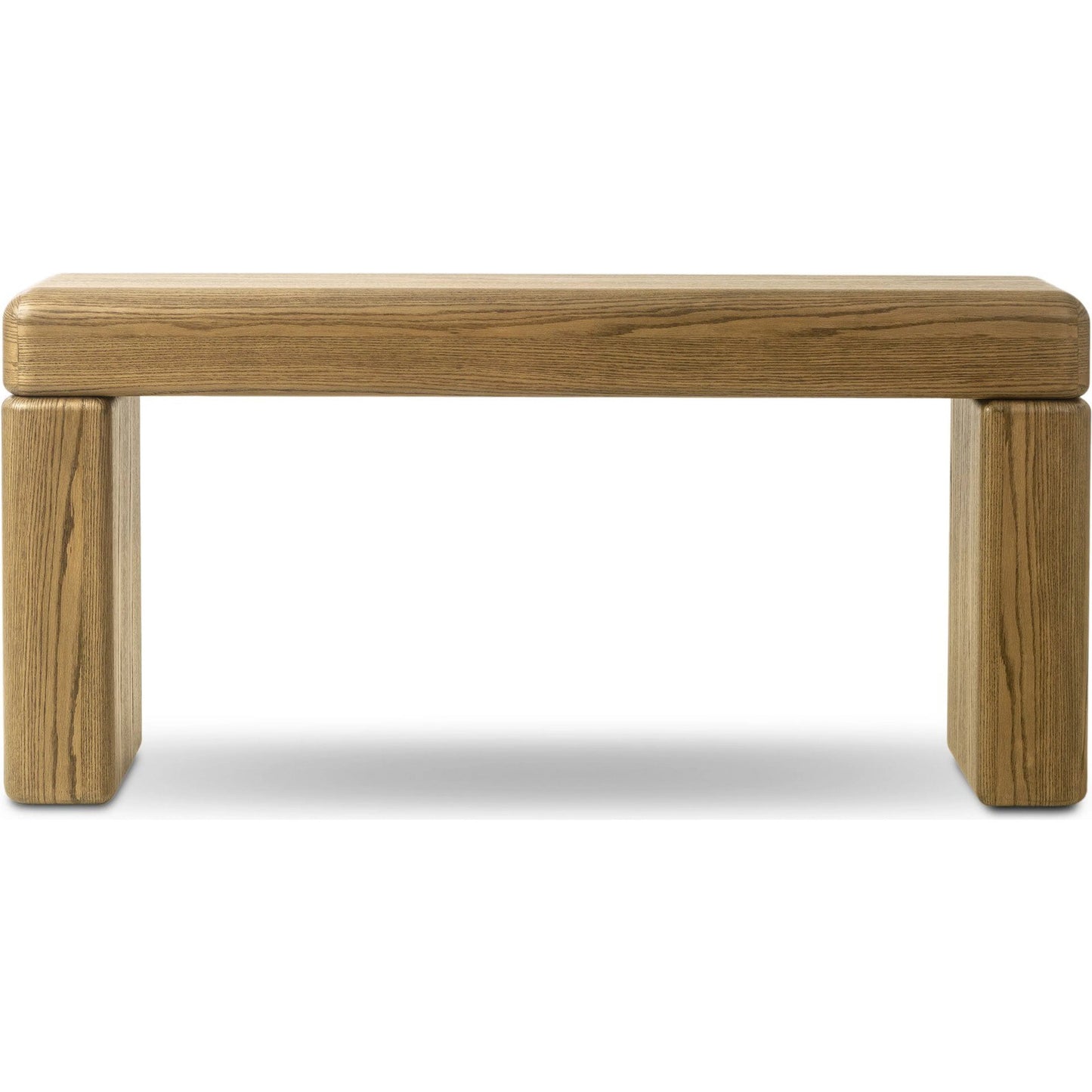 005 SI-2446551 | Additional Silo | Eva Console Table by Four Hands in drifted oak veneer. Made from oak veneer in a unique style.