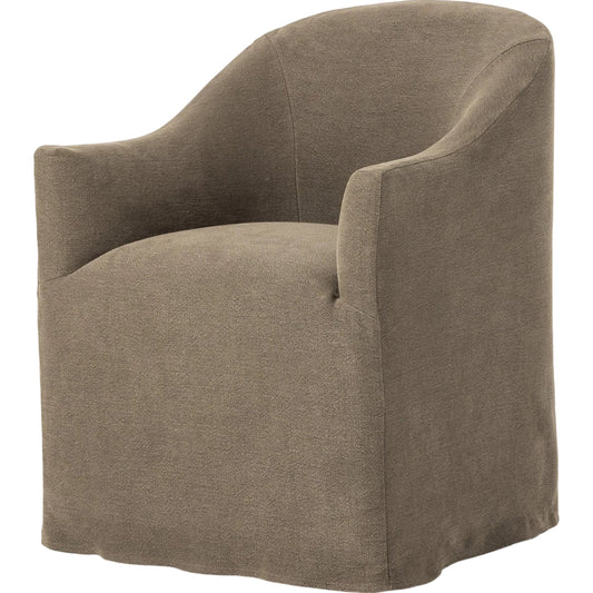 Cove Dining Chair With Casters by Four Hands. Made from unique in a transitional style.
