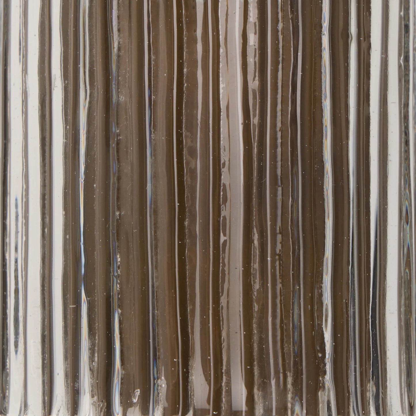 003 SI-2446595 | Closeup | Kenji Sconce by Four Hands in clear reeded glass, burnished brass iron, clear cord. Made from glass, iron, thermoplastic in a traditional style.