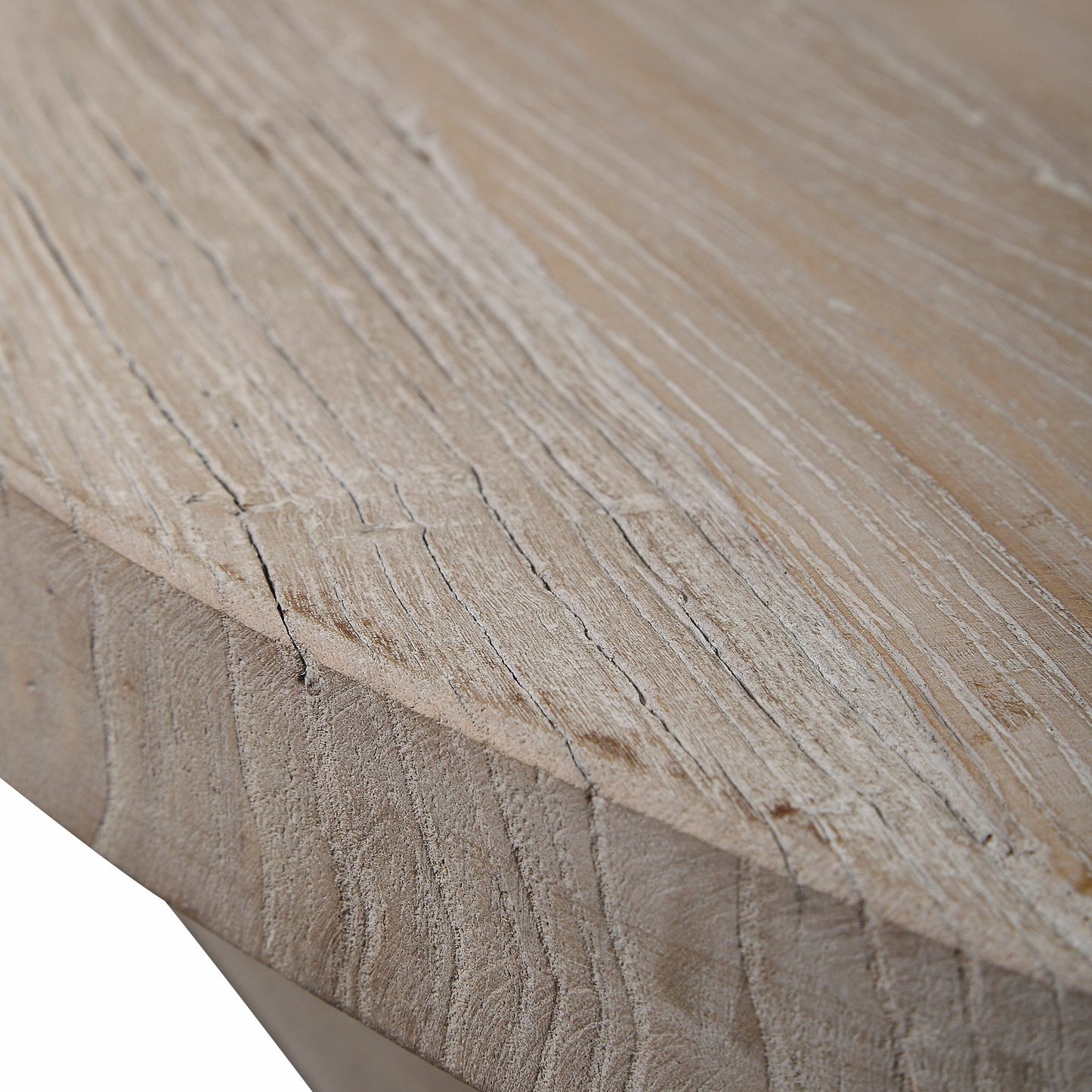 005 SR-766720 | Closeup | Kendry Reclaimed Wood Coffee Table by Uttermost. Made from old elm in a modern style.