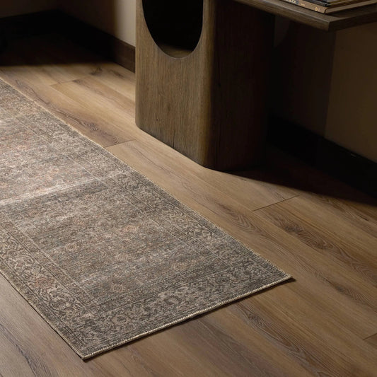 Attilio Rug by Four Hands in attilio bark. Made from 70% polyester, 30% jute in a unique style.