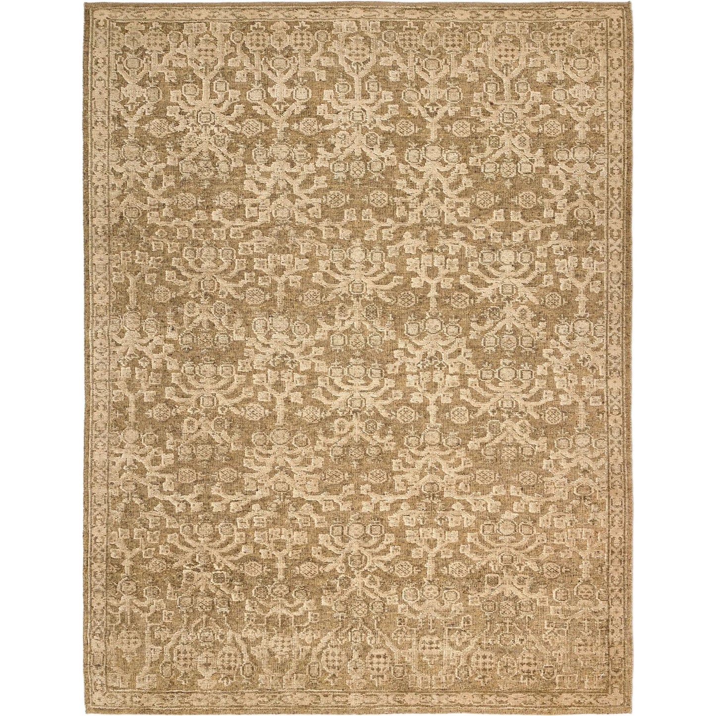 001 SI-2446620,SI-2446621,SI-2446622 | Primary Silo | Pacifica Hand-Knotted Rug by Four Hands in pacifica sage. Made from 68% wool, 23% jute, 5% cotton, 4% polyester in a unique style.