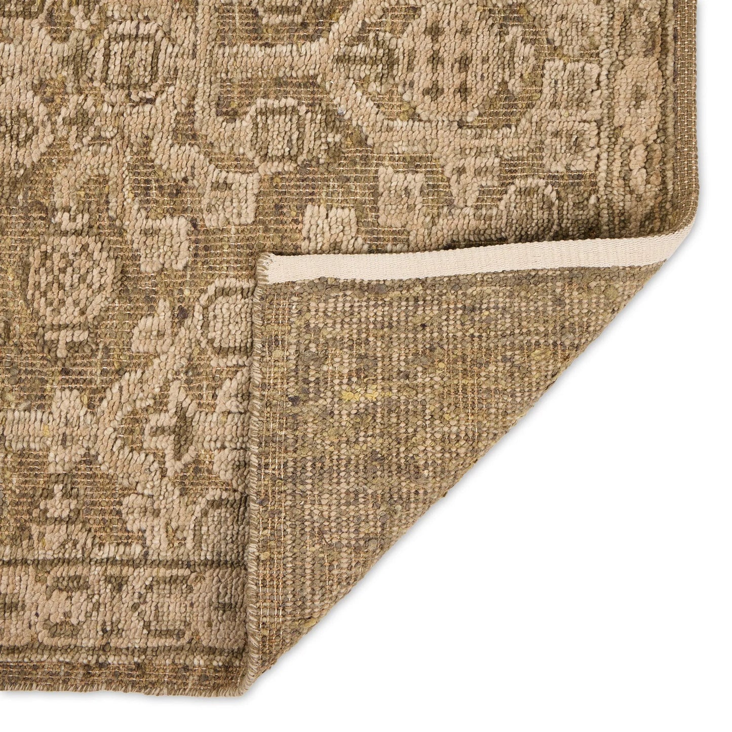 003 SI-2446620,SI-2446621,SI-2446622 | Additional Silo | Pacifica Hand-Knotted Rug by Four Hands in pacifica sage. Made from 68% wool, 23% jute, 5% cotton, 4% polyester in a unique style.