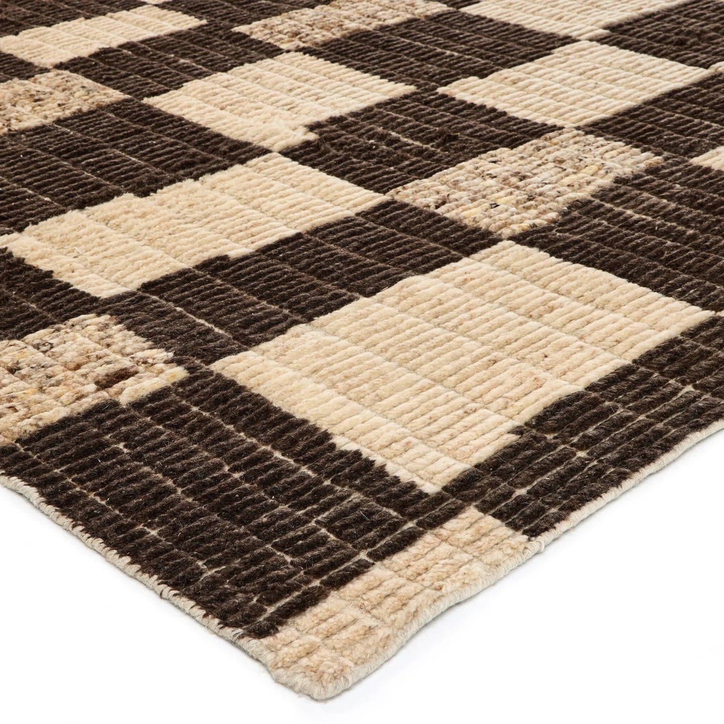 003 SI-2446599,SI-2446600,SI-2446601 | Closeup | Lagos Hand-Knotted Rug by Four Hands in lagos. Made from 100% wool in a unique style.