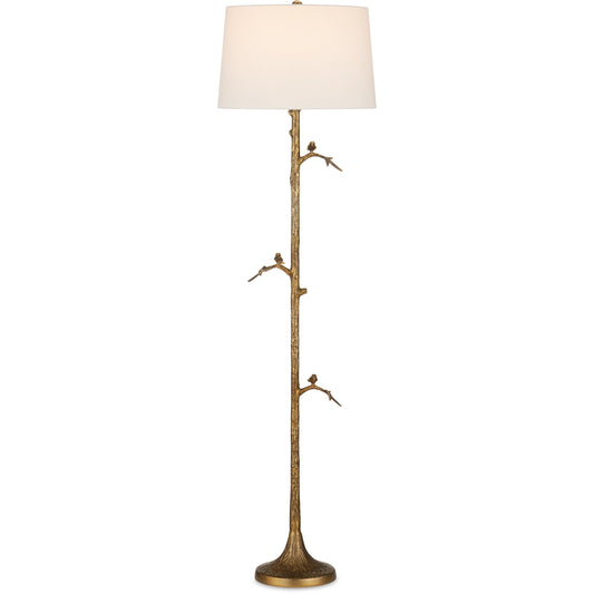 001 SI-2134045 | Primary Silo | Piaf Floor Lamp by Currey and Company. Made from cast aluminum in a modern style.