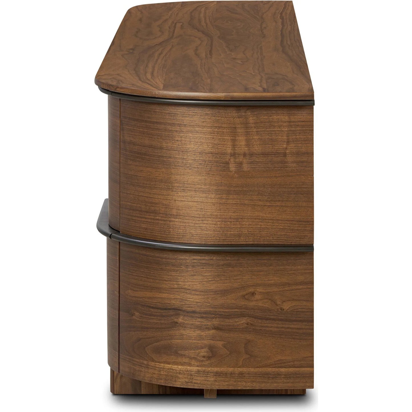 002 SI-2446653 | Additional Silo | Theo Sideboard by Four Hands in dark brown walnut veneer. Made from walnut veneer, solid walnut in a unique style.
