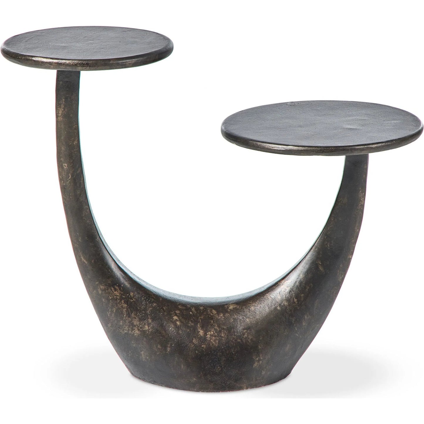 002 SI-2446654 | Additional Silo | Torrid End Table by Four Hands in distressed bronze. Made from aluminum in a unique style.