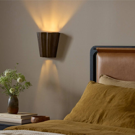 Astra Sconce by Four Hands. Made from solid marble, iron, thermoplastic in a modern style.