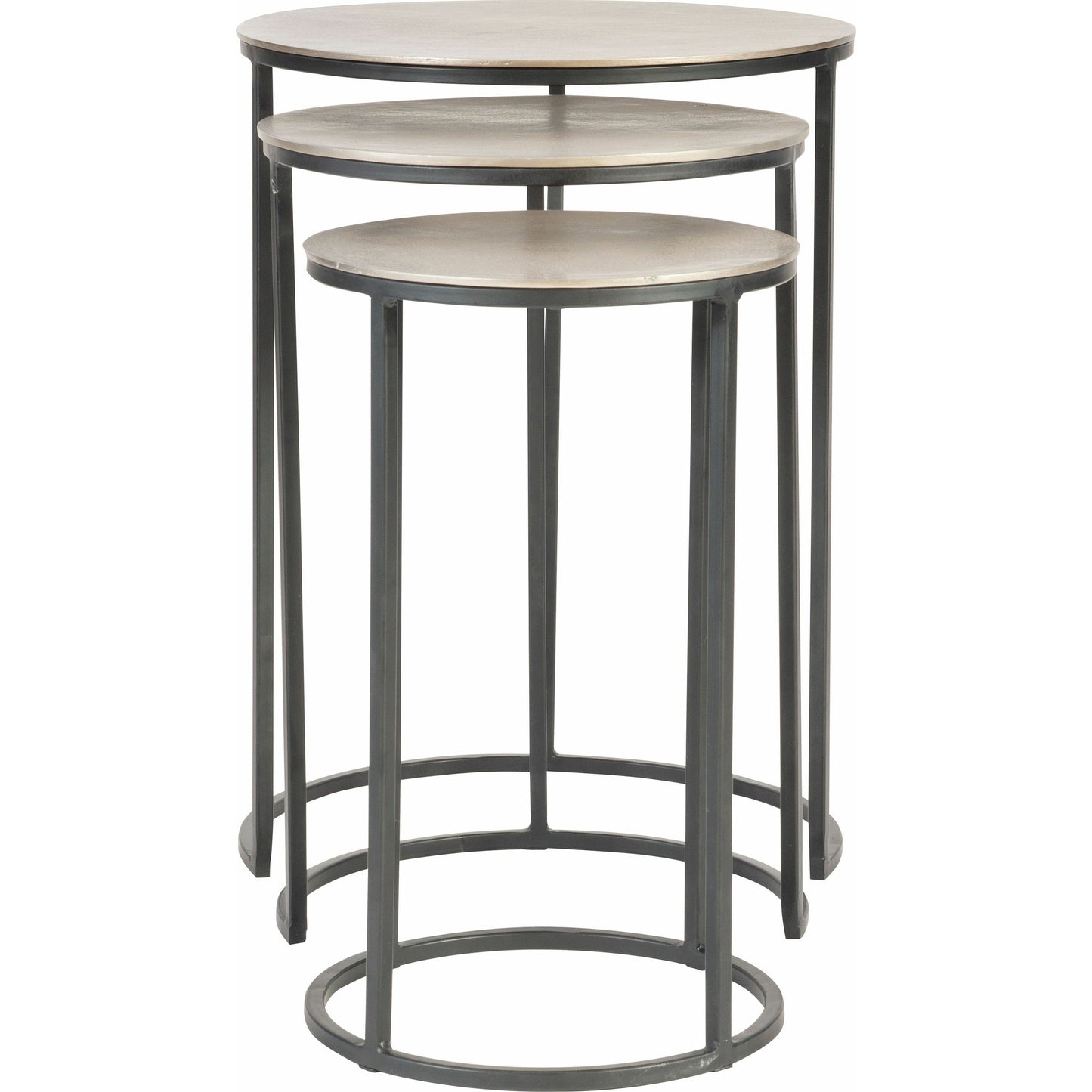 005 SR-766735 | Additional Silo | Erik Metal Nesting Tables by Uttermost in metal. Made from iron, aluminum in a modern style.