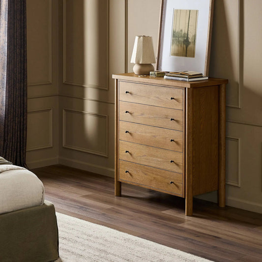 Roark Tall Dresser by Four Hands. Made from unique in a unique style.
