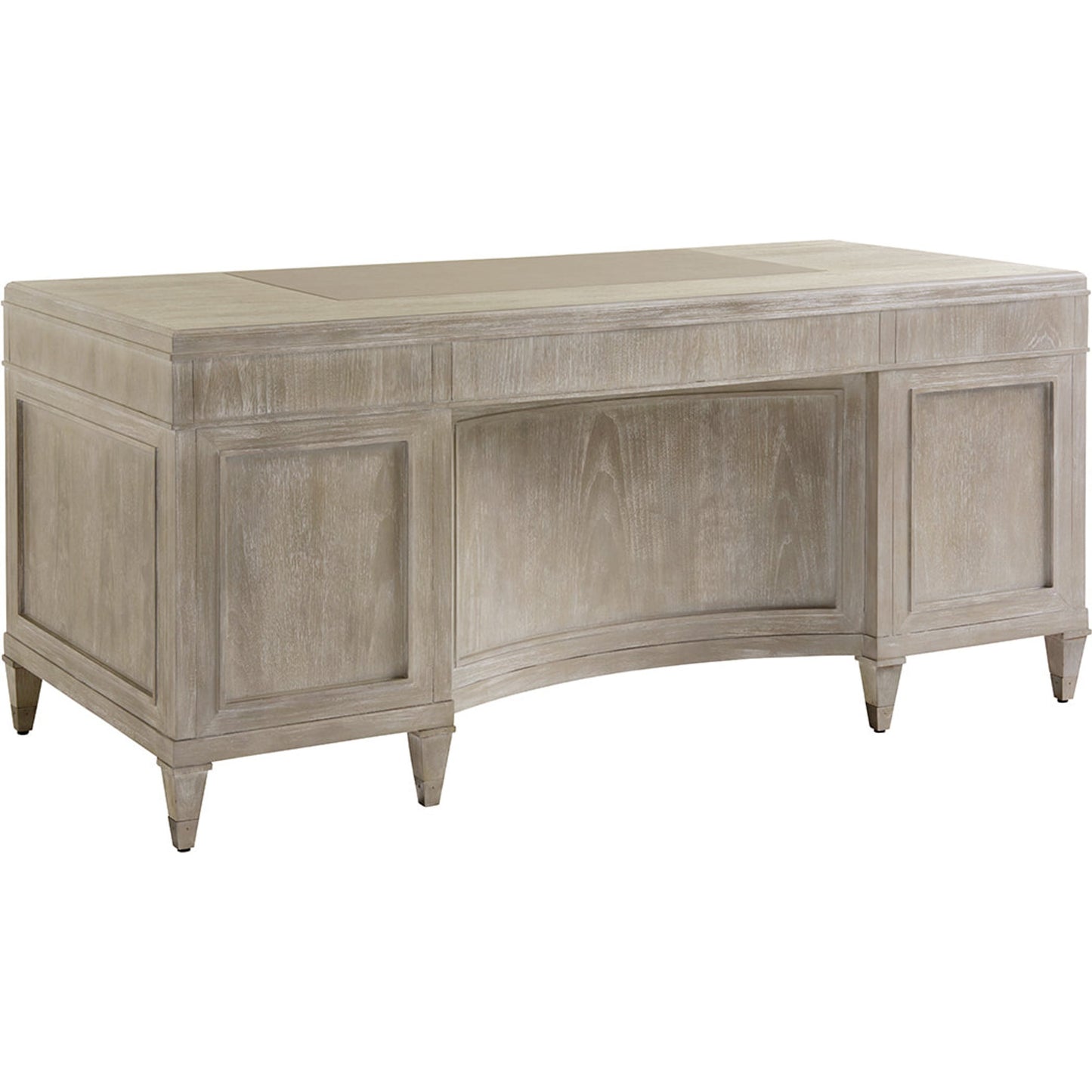 003 SR-835826 | Additional Silo | Avery Executive Desk by Sligh in pearl gray. Made from unique in a cottage & farmhouse style.