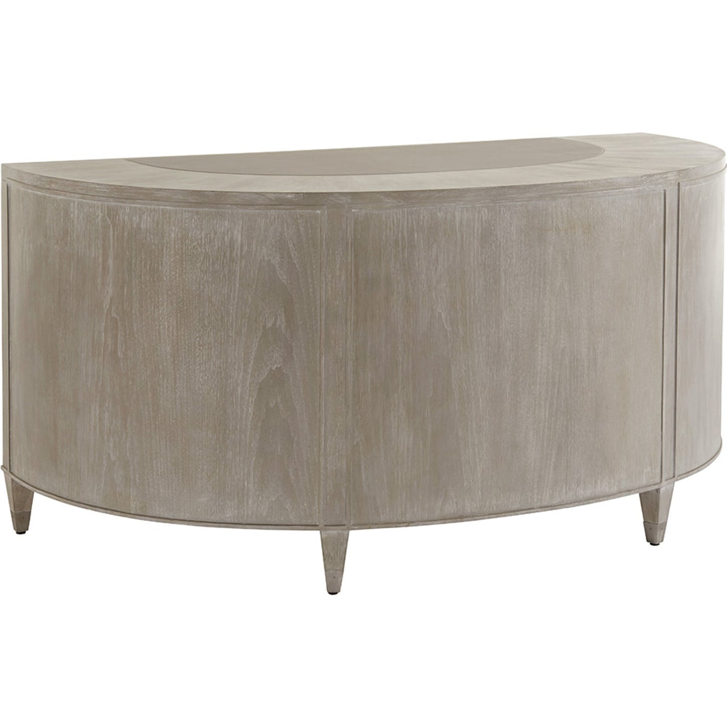 002 SR-835838 | Additional Silo | Dylan Demilune Desk by Sligh in pearl gray. Made from unique in a modern style.