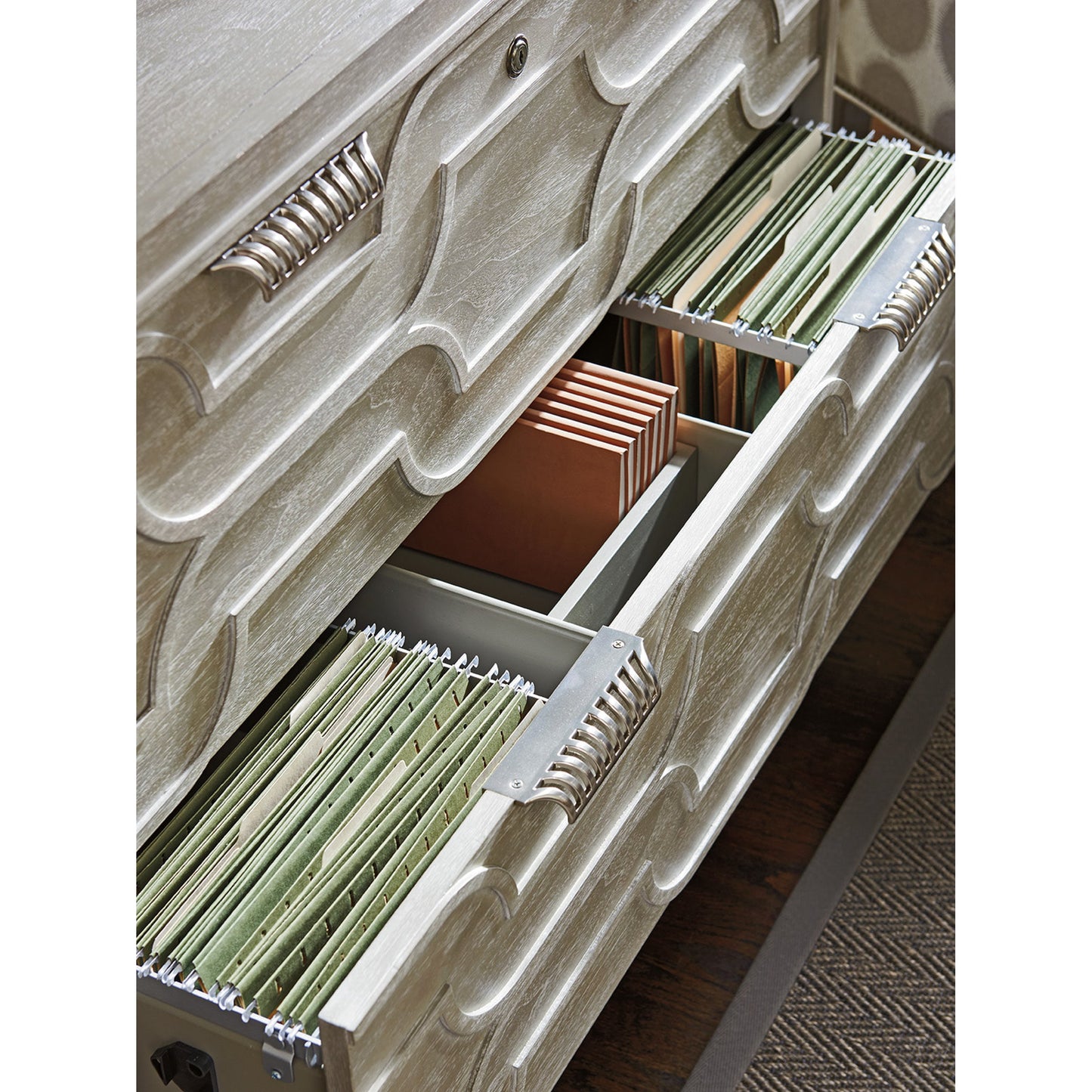 002 SR-835871 | Additional Silo | Octavia File Chest by Sligh. Made from unique in a transitional style.