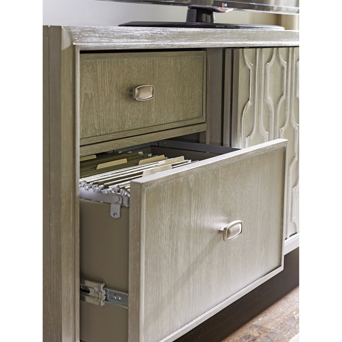 002 SR-835887 | Additional Silo | Reese Media Console by Sligh. Made from unique in a transitional style.