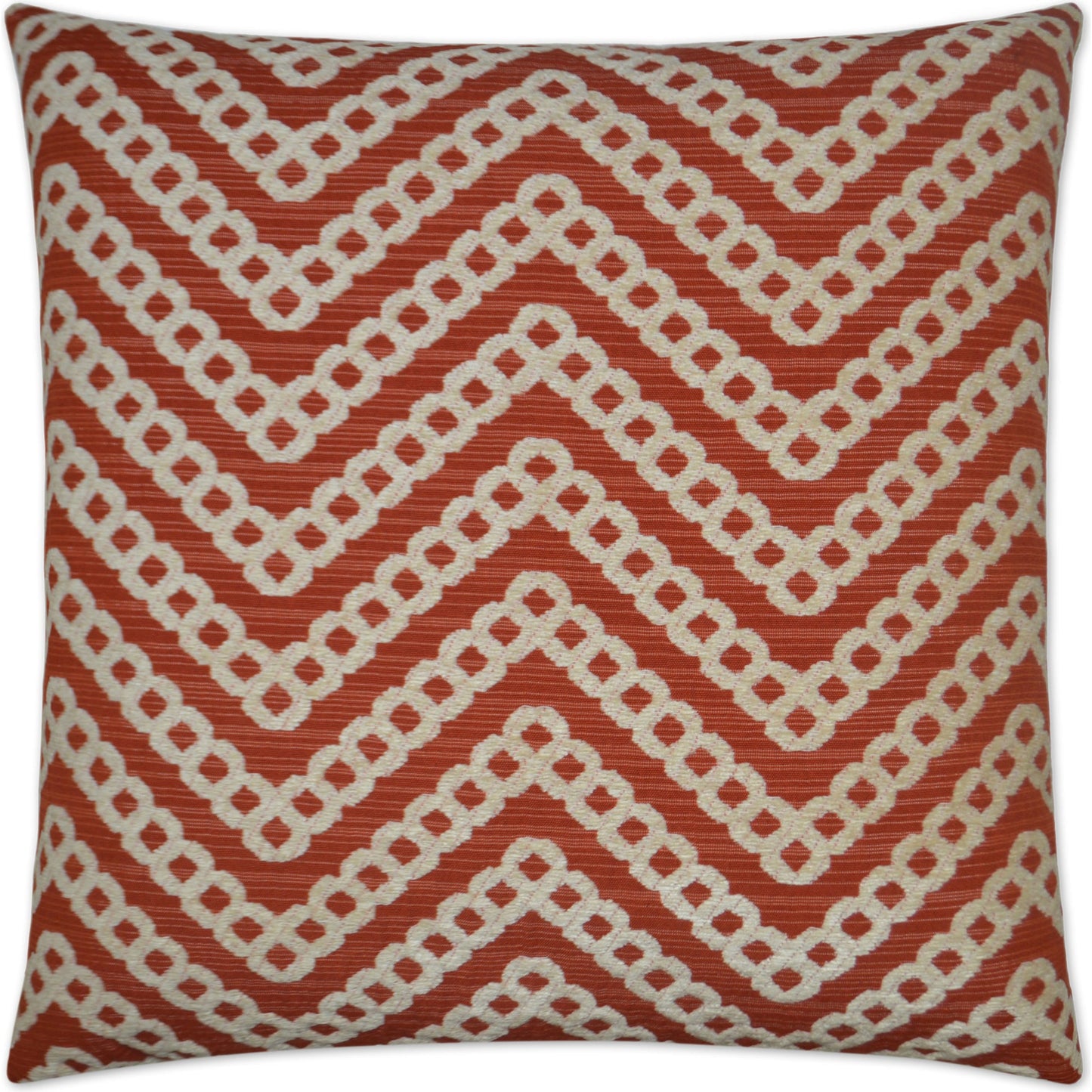 001 SR-738520 | Primary Silo | Daumier by DV Kap Home in red, mango. Made from 51% rayon, 49% cotton in a modern style.