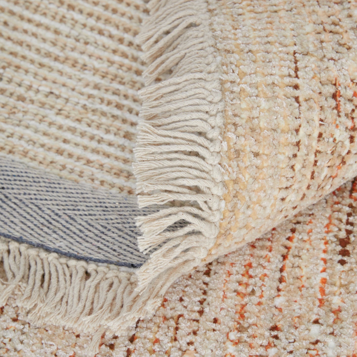 006 SI-2158705,SI-2158706,SI-2158707,SI-2158708,SI-2158709,SI-2158710 | Closeup | Caldwell Rug - 8798977F by Feizy in orange, tan, ivory. Made from wool, viscose in a unique style.