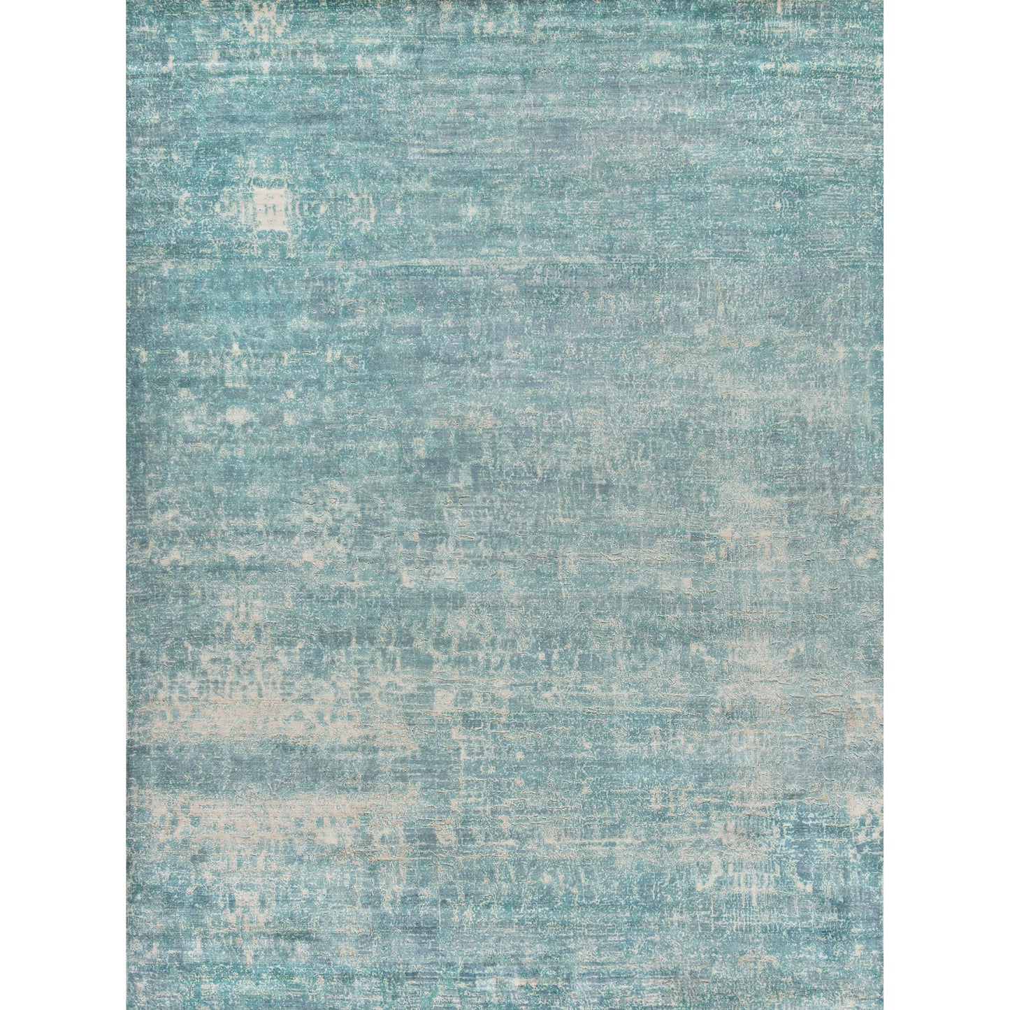 001 SI-1829386,SI-1829387,SI-1829388 | Additional Silo | Reflections Rug - Teal by Exquisite Rugs in teal. Made from bamboo silk in a unique style.
