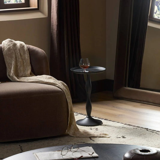 Arden End Table by Four Hands. Made from aluminum in a unique style.