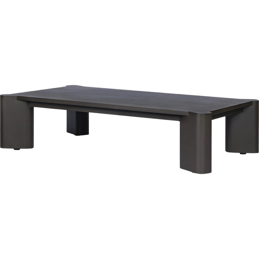 011 SI-2535338 | Primary Silo | Soho Outdoor Metal Coffee Table by Four Hands in bronze. Made from aluminum in a unique style.