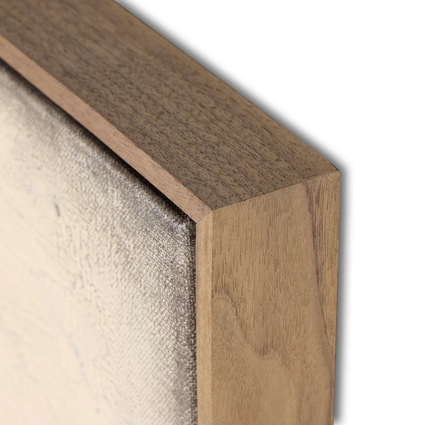 003 SI-2446549 | Closeup | Estrangement by Benjamin Galvan by Four Hands in rustic walnut floater, matte canvas. Made from rustic walnut, matte canvas in a unique style.