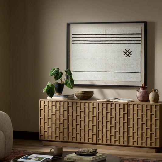 Ankara Textile II by FH Art Studio by Four Hands. Made from 80% polyester in a unique style.
