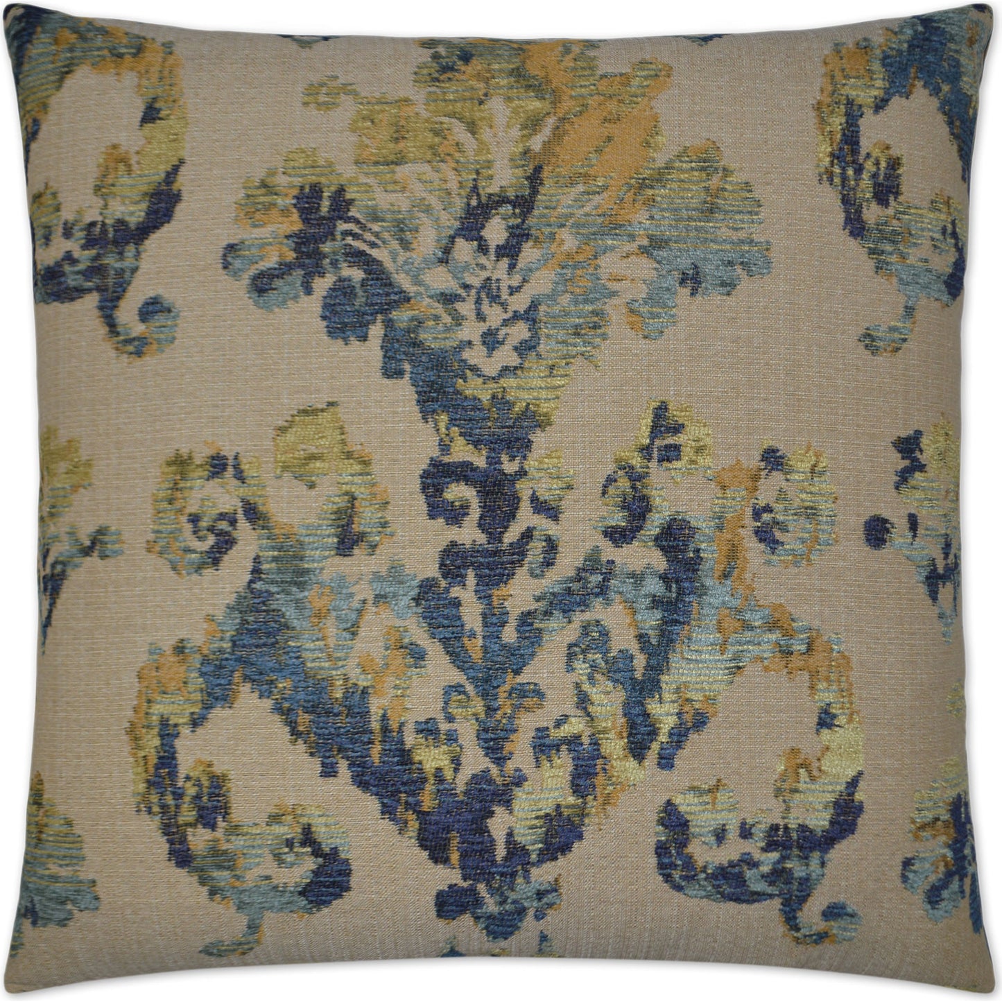 001 SR-738582 | Primary Silo | Dyron by DV Kap Home in blue. Made from 43% polyester, 40% polyester chenille, 17% cotton in a eclectic & global style.