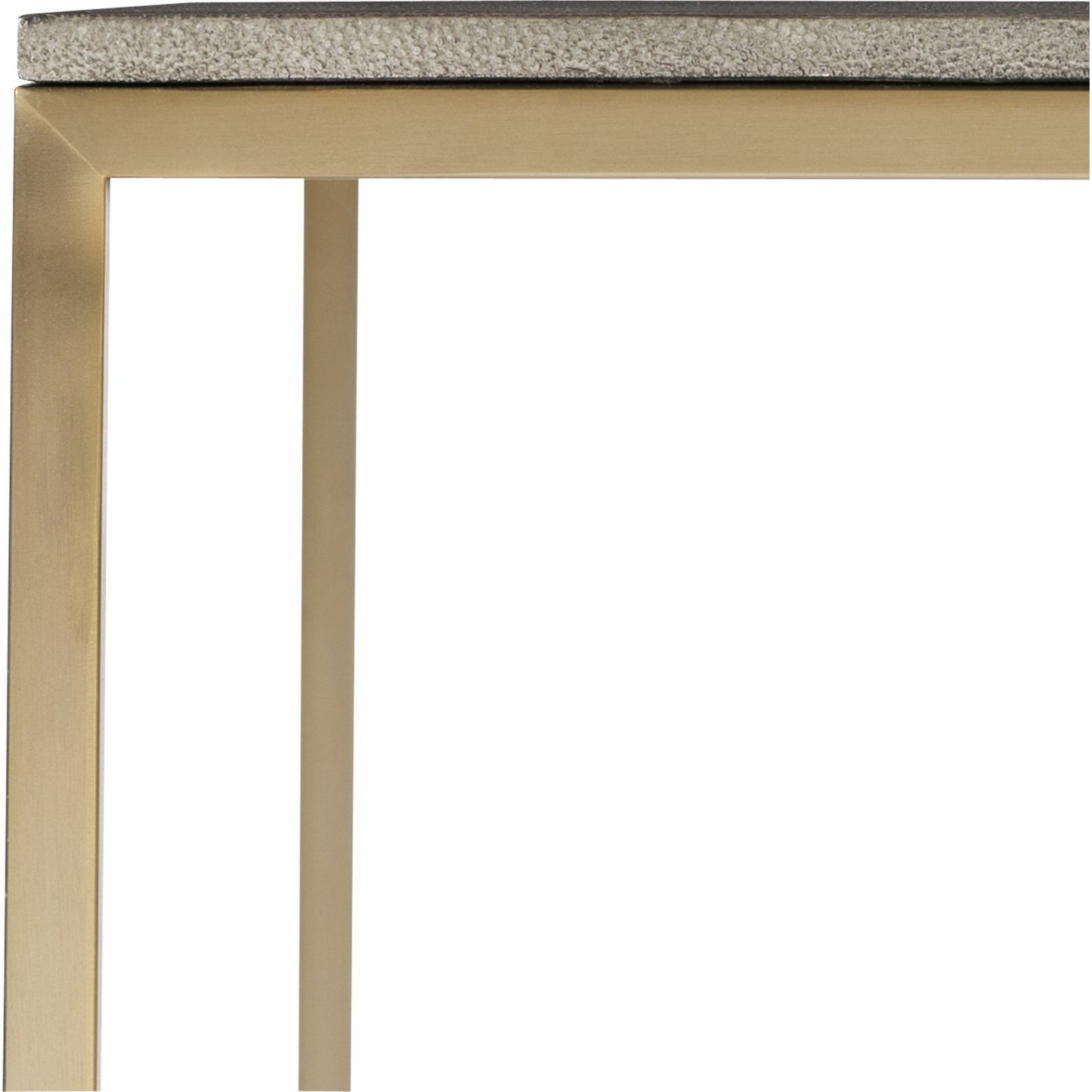 004 SR-766745 | Additional Silo | Trebon Modern Coffee Table by Uttermost. Made from stainless steel, faux shargreen with wrapped mdf in a modern style.