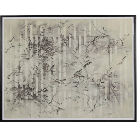 001 SI-2542161,SI-2542162,SI-2542163 | Primary Silo | Paisaje Flotante XI by Adrián White by Four Hands. Made from textured fine art paper in a unique style.