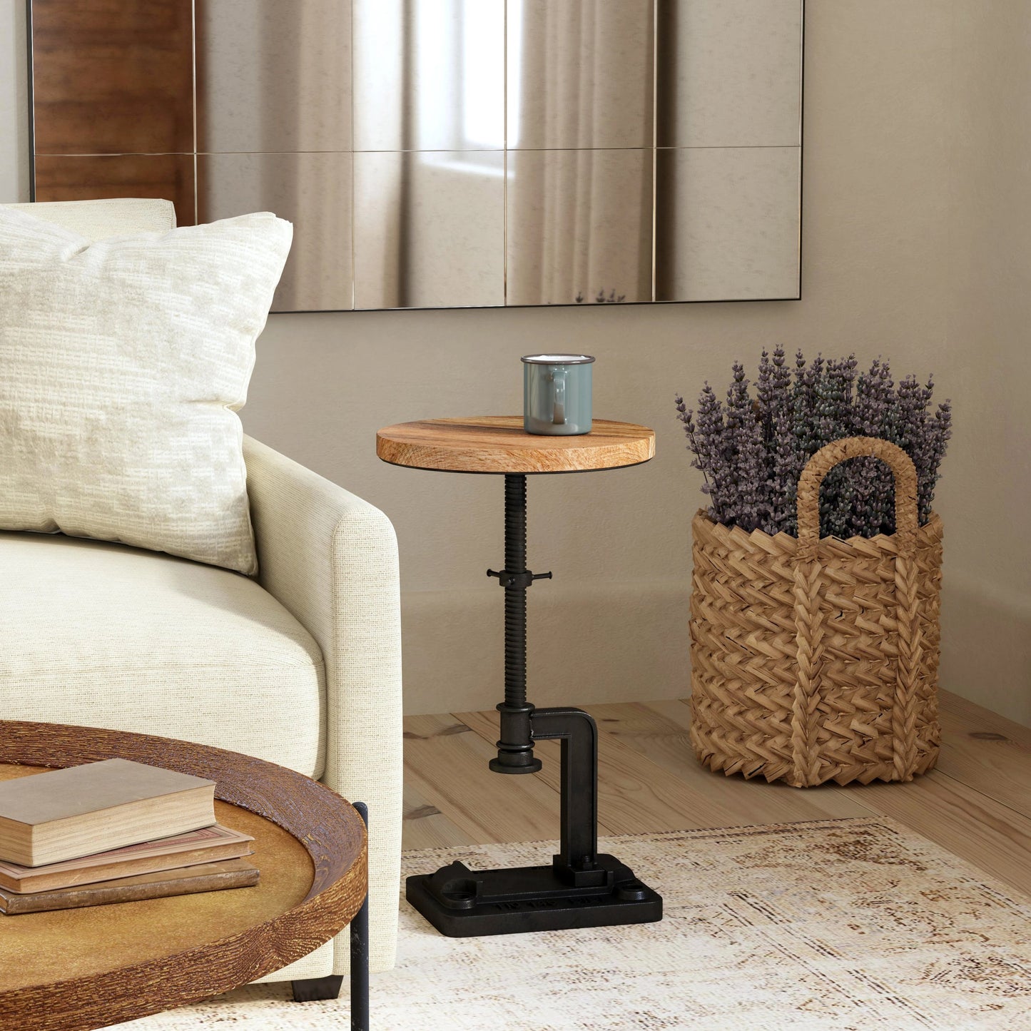 019 SI-1822267 | Lifestyle | Ellis Industrial Chic Accent Table by Butler Specialty Company in multi-color. Made from unique in a modern style.