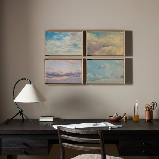 Cloud Study by John Constable (Set of 4) by Four Hands. Made from raw canvas in a unique style.