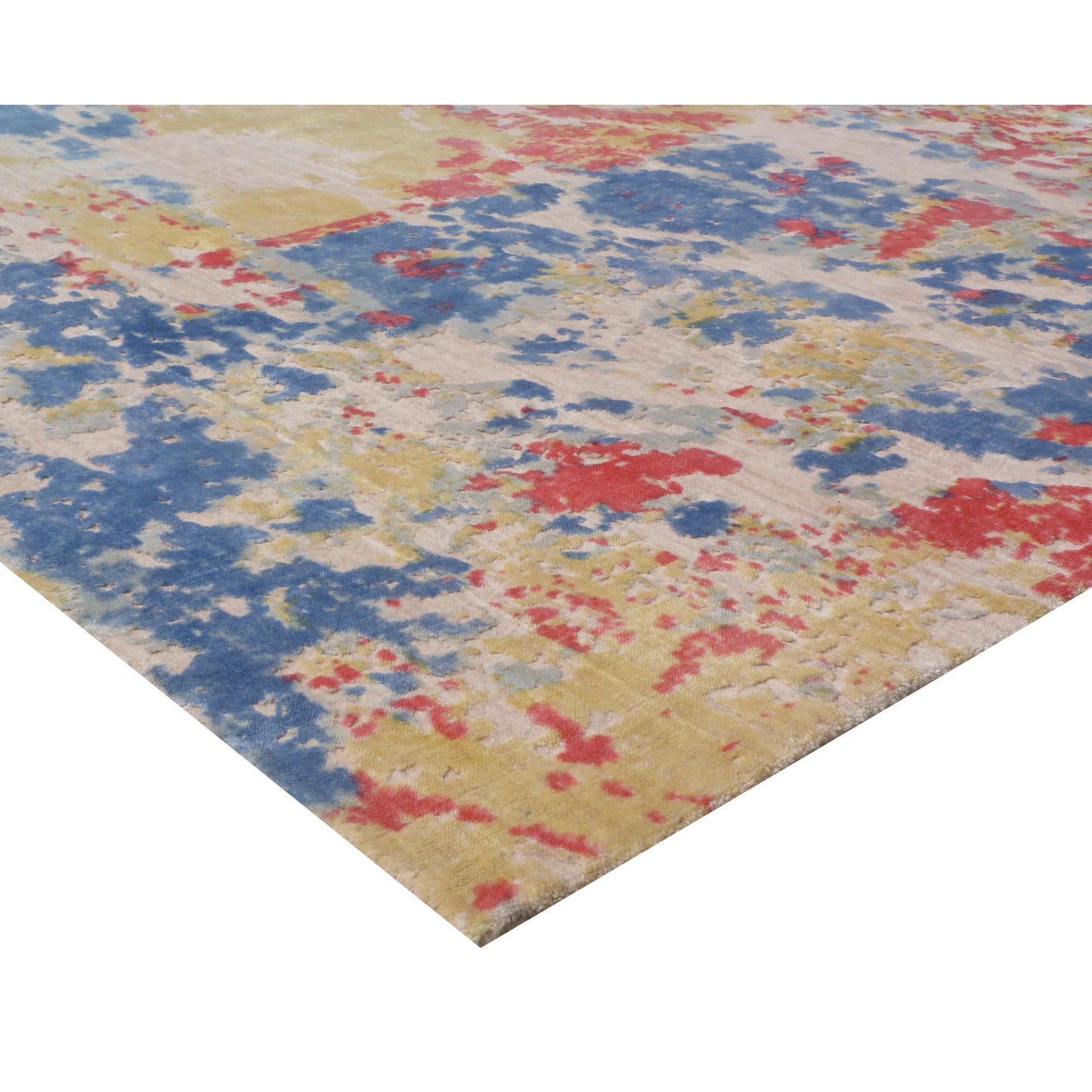 002 SI-2383777 | Additional Silo | Reflections 2542 Rug by Exquisite Rugs in blue, multi. Made from bamboo silk in a unique style.
