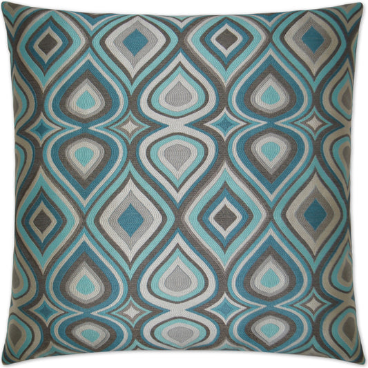 Doyle by DV Kap Home in blue, turquoise, teal. Made from 100% polyester in a modern style.